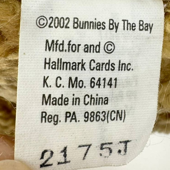 Hallmark 2002 Buddy Hollyday 9" Plush Holiday Christmas Dog Bunnies by the Bay - Picture 11 of 14